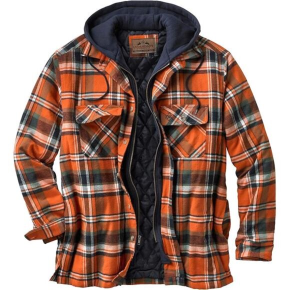 Legendary Whitetails Men's Maplewood Hooded Shirt Jacket - Picture 1 of 4